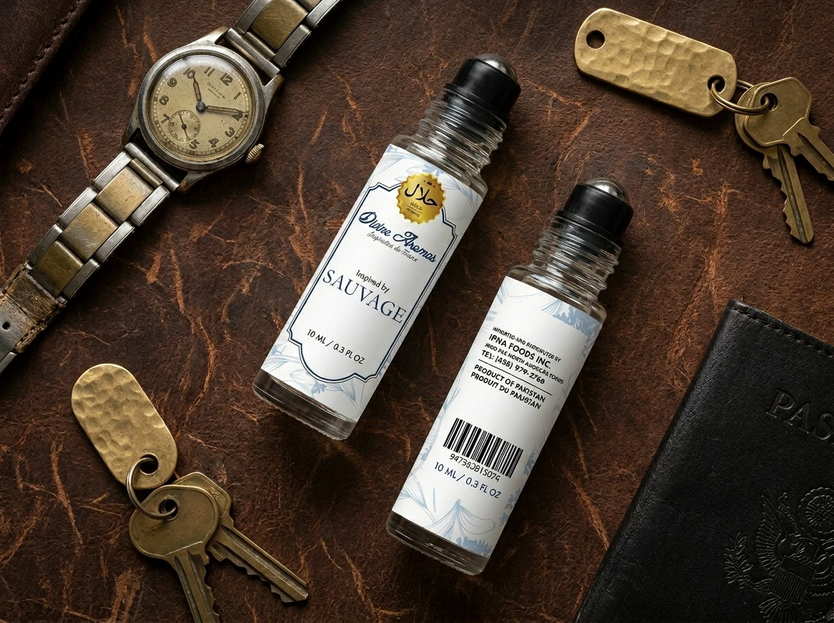 Divine Aromas Bottle Label
